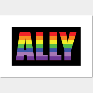 LGBTQ+ ALLY Posters and Art